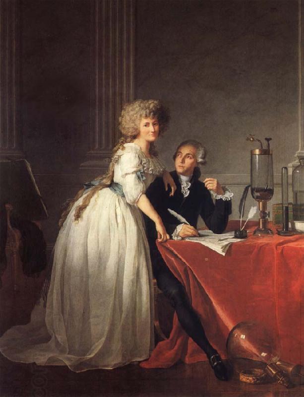 Jacques-Louis David Antoine-Laurent Lavoisier and His Wife China oil painting art